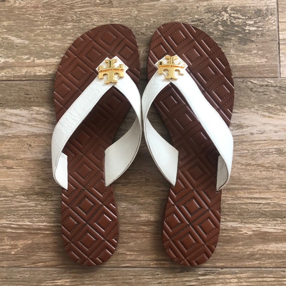 Tory Burch Shoes - Tory Burch white sandals size 7.5